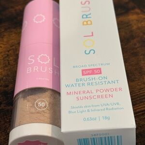 SOL BRUSH SPF 50 pink bubblegum tube Medium coverage